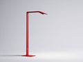 Lampe De Bureau 40×14×52 cm - métal rouge finition satinée - éclairage LED orientable style moderne pour chambre à coucher