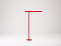 Lampe De Bureau 45×12×48 cm - métal rouge finition brillante - éclairage LED style contemporain pour chambre à coucher