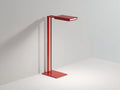 Lampe De Bureau 38×13×50 cm - métal rouge corps fin - luminaire LED design géométrique pour chambre à coucher