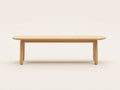 Banc 160×40×45 cm - bois naturel finition douce - assise longue style scandinave pour salle à manger